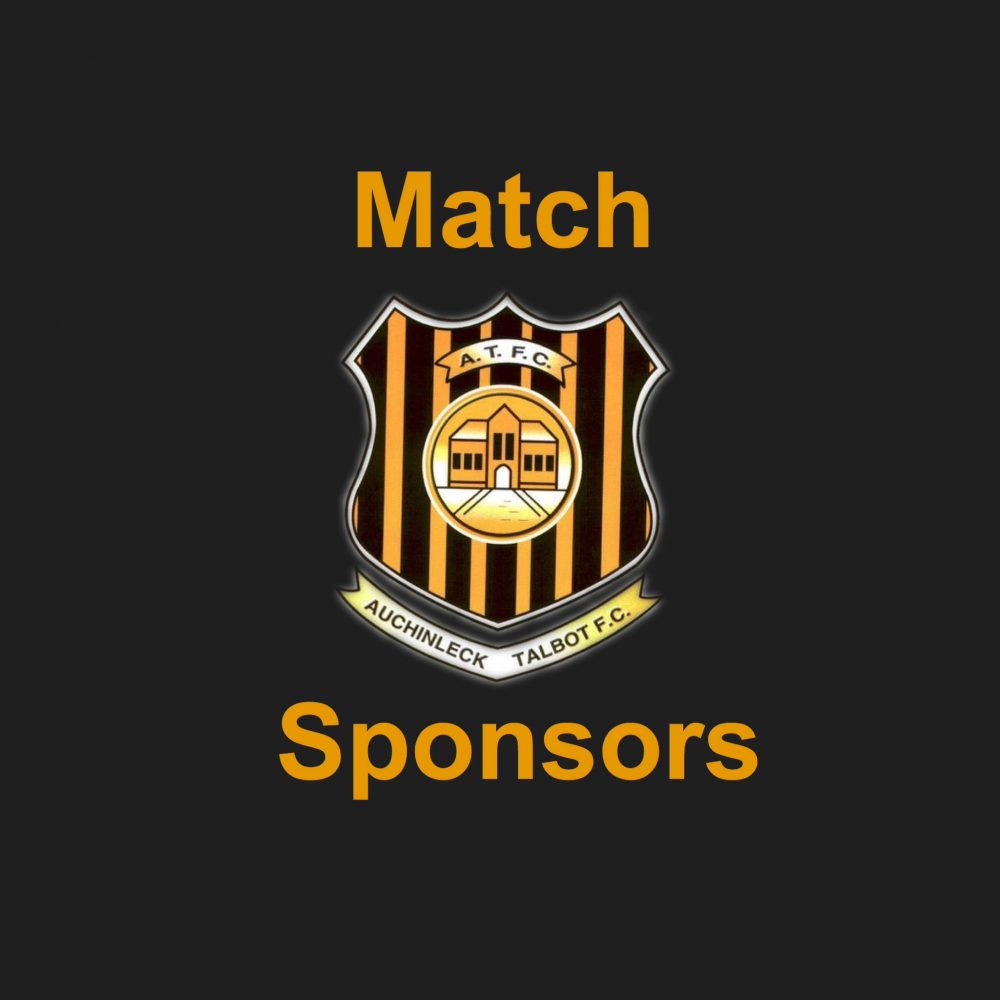 MATCHDAY SPONSORS v KILBIRNIE LADESIDE