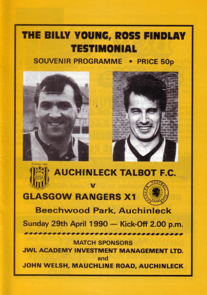 AUCHINLECK TALBOT ANNUAL FOOTBALL PROGRAMME AND MEMORABILIA FAIR