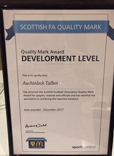 Quality Mark Award Development Level