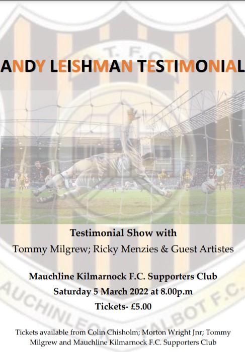 Andy Leishman Testimonial Show