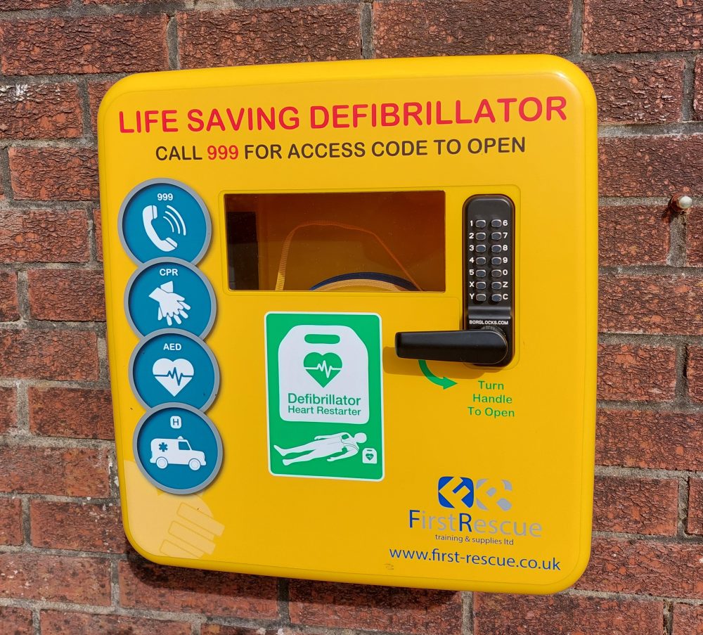 Defibrillator Installed